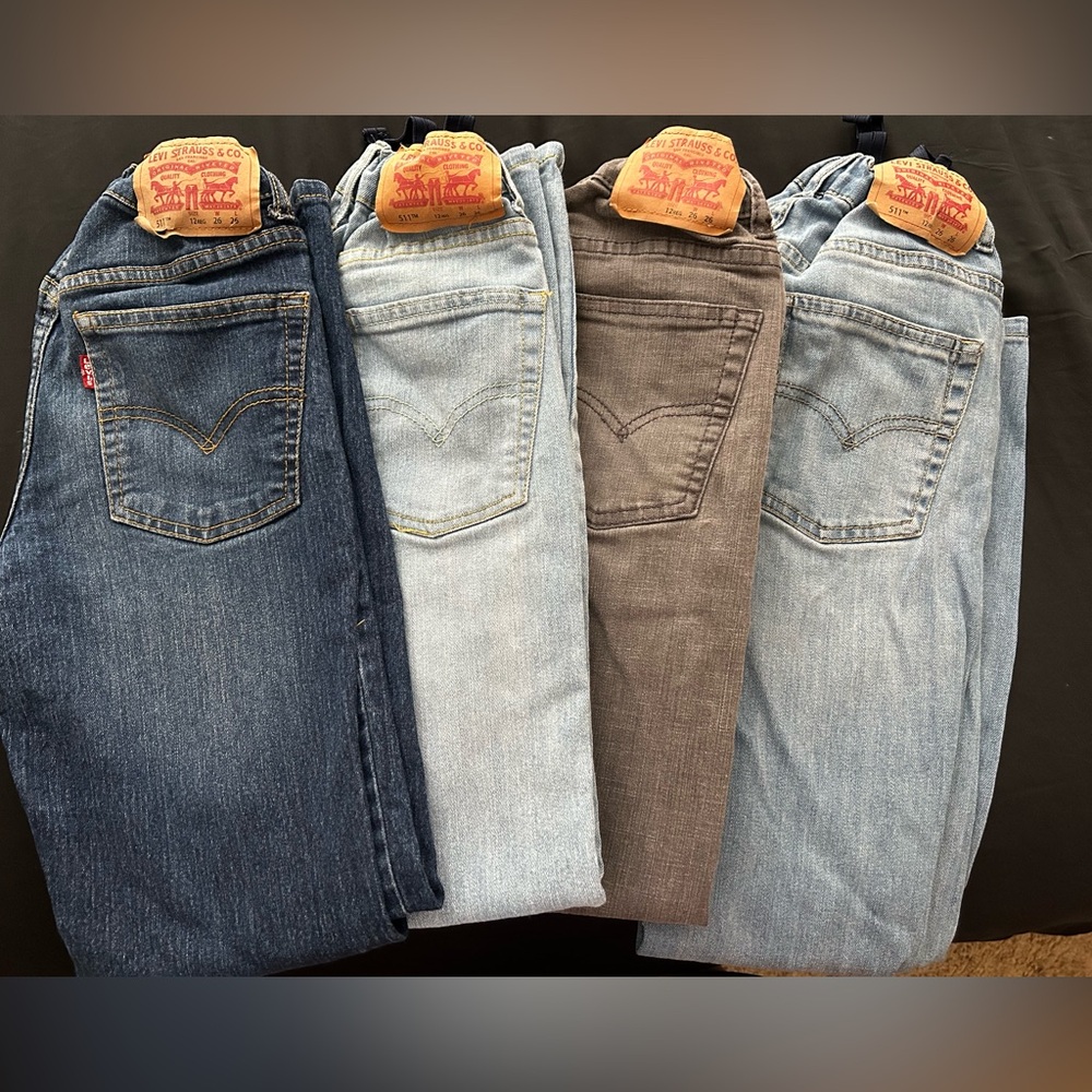 Lot of 4 Levi’s 511 size 12